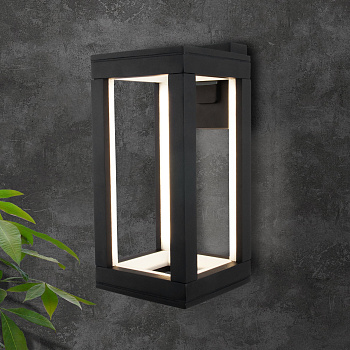 Elektrostandard 1527 TECHNO LED / Светильник садово-парковый чёрный a051855