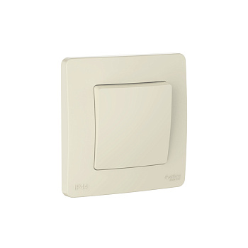 Systeme Electric Blanca внутр Молочный Переключатель 1-клавишный IP44, 10A, 250В