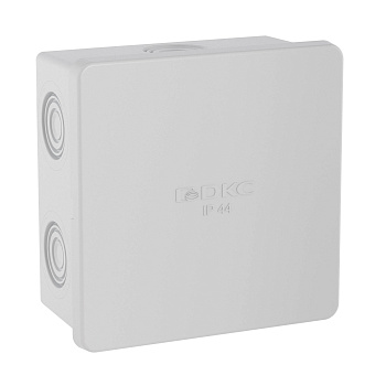 DKC Коробка ответвит. с 6 кабельными вводами д.20мм, IP44, 80х80х40мм