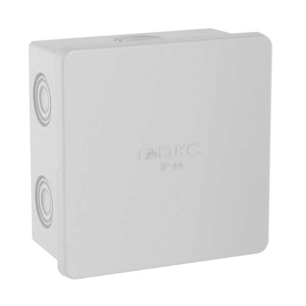 DKC Коробка ответвит. с 6 кабельными вводами д.20мм, IP44, 80х80х40мм