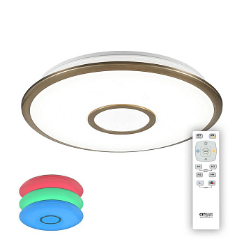 Citilux CL70363RGB СтарЛайт Бронза LED Светильник с пультом