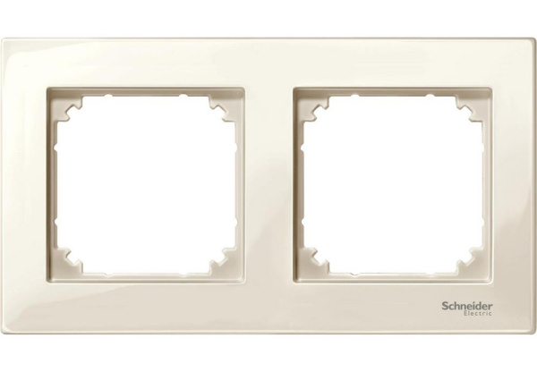 Купить SE Merten SM M-Plan Беж глянец Рамка 2-ая MTN515244