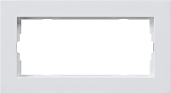 Gira E2 Белый Рамка 2-ая без перегородки заподлицо 1002295