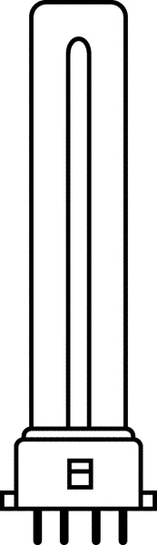 Купить Osram Лампа люминесцентная компактная Dulux S/E 11W/830 2G7 10X1 4050300589374