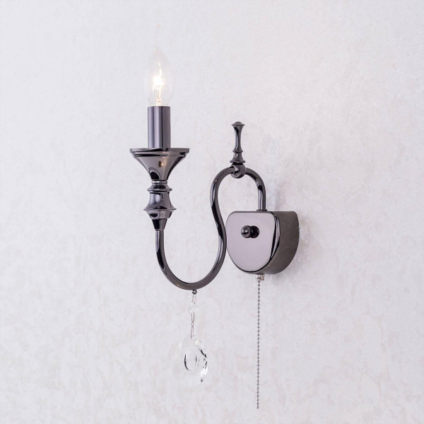 Купить Citilux CL437314 Рига Черн.Хром Светильник Бра