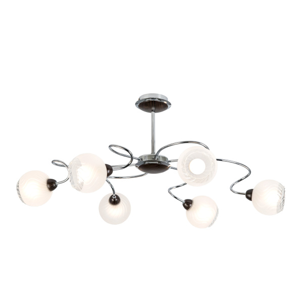 Citilux CL130161 Одиссей Хром+Венге, Светильник Люстра