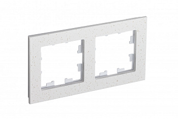 Systeme Electric AtlasDesign Nature Мрамор крем роял Рамка 2-ая