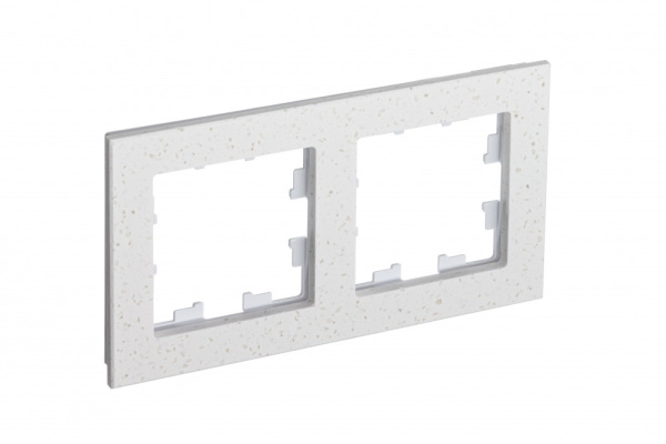 Systeme Electric AtlasDesign Nature Мрамор крем роял Рамка 2-ая