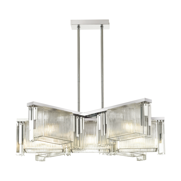 Купить Odeon Light 4871/7 HALL ODL_EX22 56 хром/прозрачный/стекло Люстра E14 7*40W GATSBY