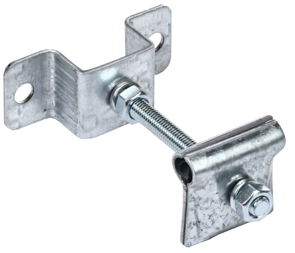 IEK Держатель-зажим соединительный круглого проводника 6-12мм опорный L=100мм оцинкованная сталь