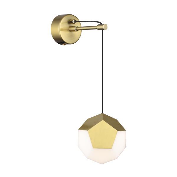 Купить Odeon Light 4305/7WL HIGHTECH ODL22 165 золото Настенный светильник LED 7W 420Лм IP20 BINGO