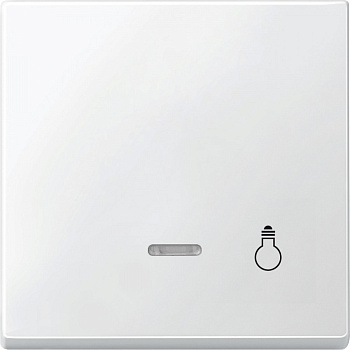 SE Merten SD Полярно-Бел Клавиша со световой индикацией, «свет» (MTN437919)