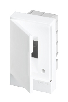 ABB Basic E Бокс в нишу 2М белая непрозрачная дверь (без клемм) 1SZR004002A1100