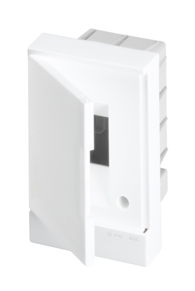 ABB Basic E Бокс в нишу 2М белая непрозрачная дверь (без клемм) 1SZR004002A1100