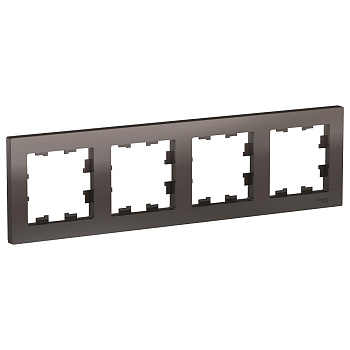 Systeme Electric AtlasDesign Мокко Рамка 4-ая, универсальная