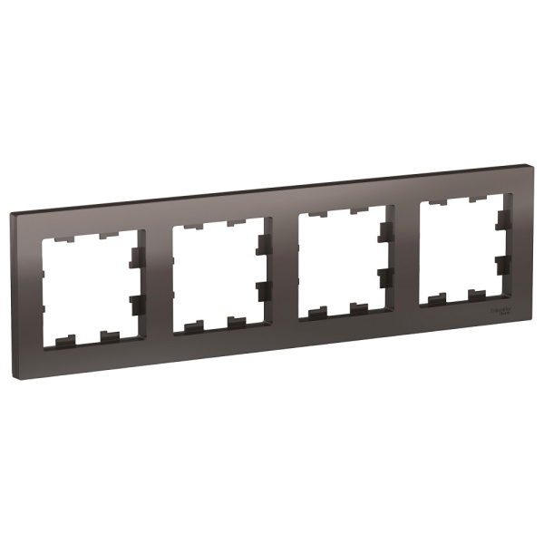 Systeme Electric AtlasDesign Мокко Рамка 4-ая, универсальная