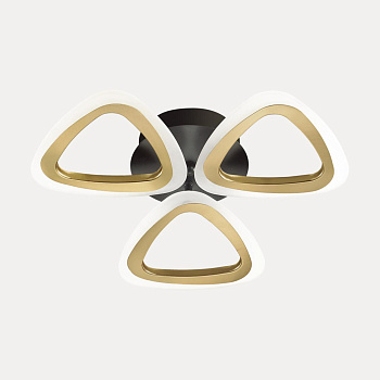 Lumion 4571/42CL LEDIO LN21 черный, золотой Люстра потолочная LED 2670Лм 42W 3000-6000K 220V RHEA