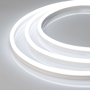 Arlight Гибкий неон ARL-NEON-1608-SIDE 24V White (6 Вт/м, IP65) 030874