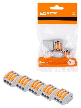 TDM Соединительная клемма СК-413 (2,5мм2) (5 шт/упак) SQ0527-0012