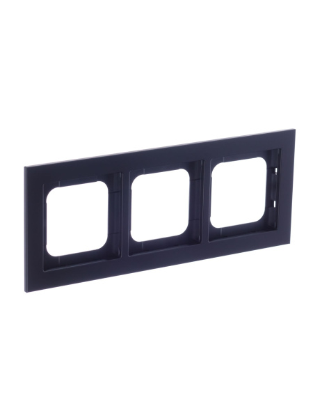 Купить ABB Axcent металл/матовый черный Рамка 3-постовая 2CKA001754A4710