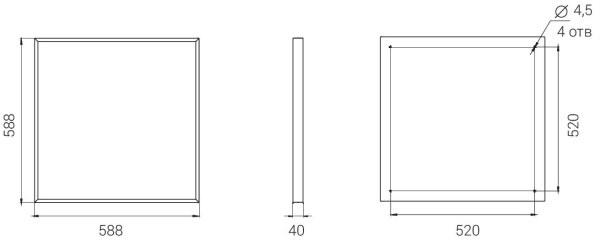 Купить Diora Светодиодный светильник Griliato 28/3000 opal 3000лм 28Вт 4000K IP40 0.7PF 80Ra Кп<1 Аварийный DG28-O-4K-A
