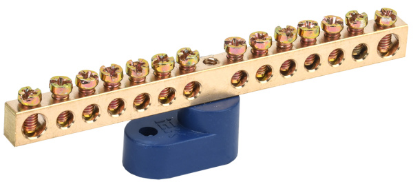 IEK Шина N ноль на одном угловом изол ШНИ-6х9-14-У1-С