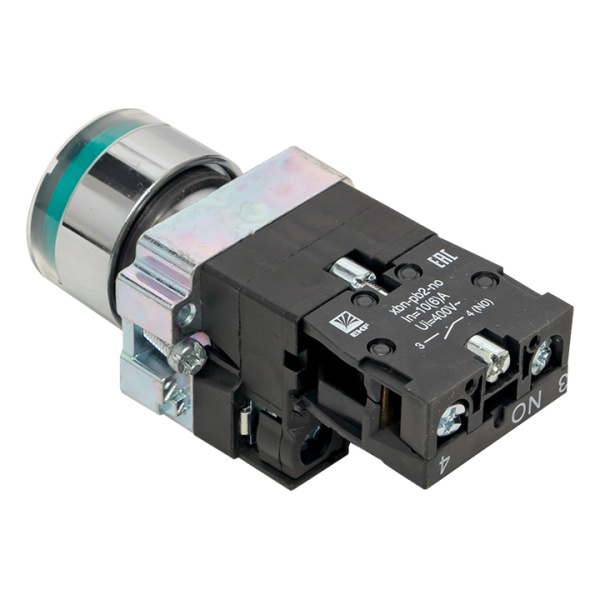 Купить Кнопка BA31 с подсветкой 230В зеленая NO EKF PROxima