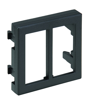 Simon Connect Белый Адаптер для 2 разъёмов CR0001-.., CR0002-.., 45х45мм KB18-9