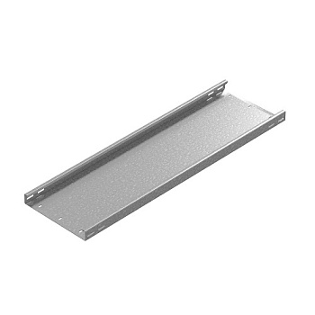 OSTEC Промышленный лоток кабельный неперфорированный 100х35х3000, толщ. 2,0 мм, Сендзимир цинк