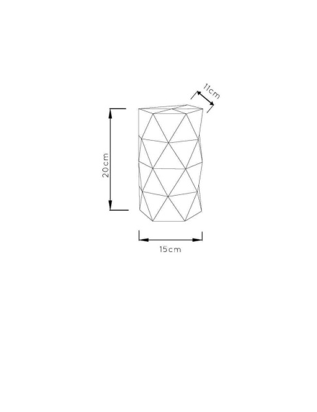 Купить Lucide Otona Черный Бра 2xE14/40W L15 21209/02/30