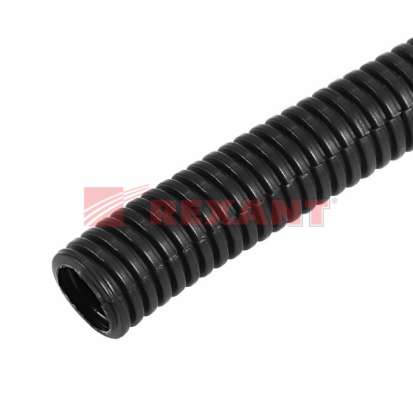 Труба автомобильная гофрированная 6,8 мм ПП 50 м разрезная Rexant 15-0750