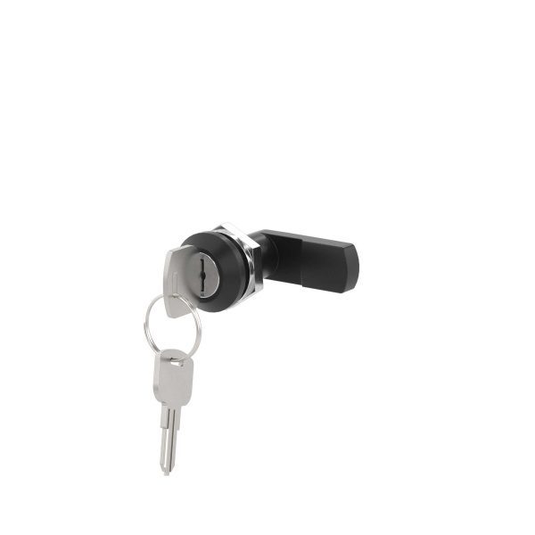 DKC Поворотный замок под плоский ключ для цельного навесного шкафа из фибергласа, с 2 ключами