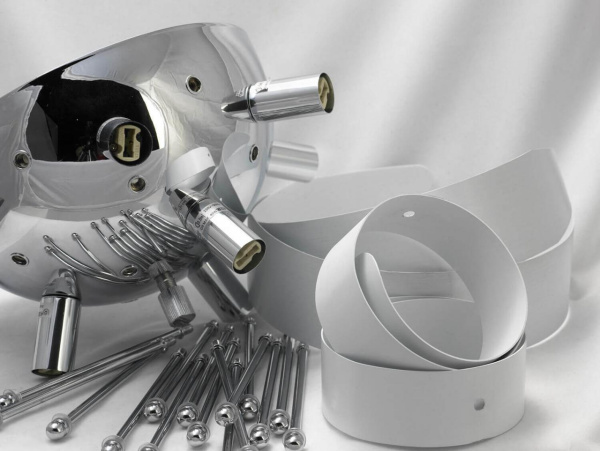 Купить Lussole LOFT Металл Хром / белый Без плафона Люстра G9 5W GRLSA-5927-09