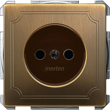 SE Merten SD Античная латунь Механизм розетки 16А без з/к с/шт MTN2000-4143