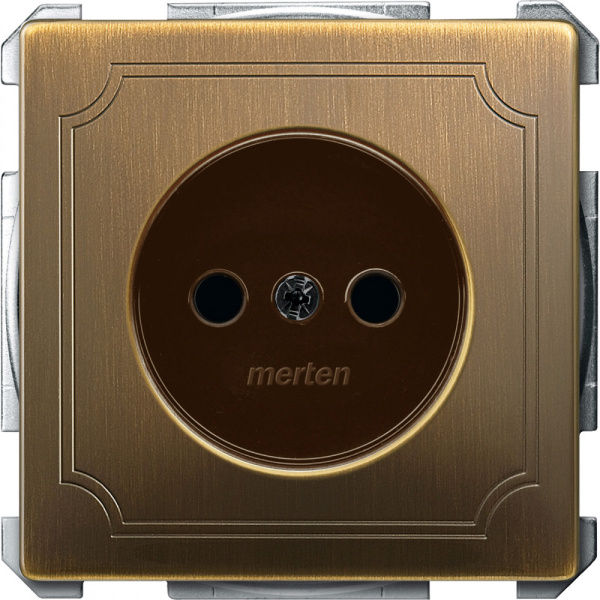 SE Merten SD Античная латунь Механизм розетки 16А без з/к с/шт MTN2000-4143