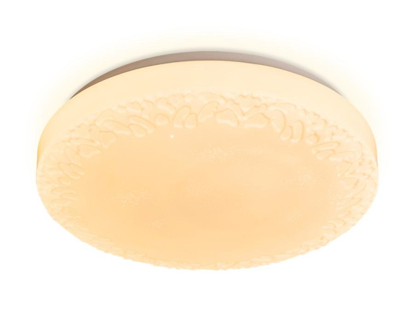 Купить Ambrella Потолочный светодиодный светильник с пультом FF22 WH белый 72W D500*85 (ПДУ ИК)