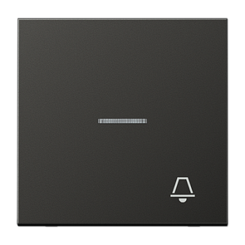 JUNG Клавиша для контрольного выключателя с подсветкой и символом "звонок" антрацит AL2990KO5KAN