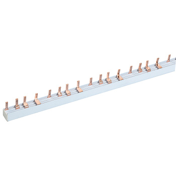 Шина соединительная типа PIN штырь 4Р 63 А 1 м Rexant 11-2247