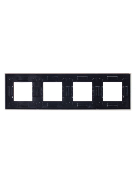 Купить ABB NIE Zenit Стекло Жемчужное Рамка 4-я 2+2+2+2 мод 2CLA227400N3501