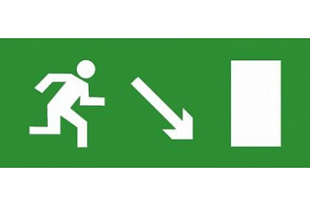 TechnoLux ЭП06 Направо вниз 140x280 мм ЭП06 140280