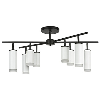 Lightstar LR7283648640 Люстра RULLO 8х50W GU10 ЧЕРНЫЙ/БЕЛЫЙ (571728+214436-4+214486-4+202430-8), шт