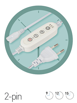 ЭРА Таймер для фитосветильника ЭРА FITO-LINETIME (2-pin) с проводом 1,5 м