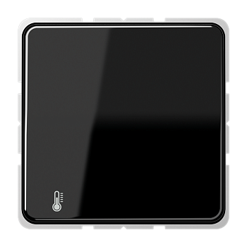 JUNG KNX-регулятор с шинным сопряжением без ручки для установки температуры черный CD2178ORTSSW