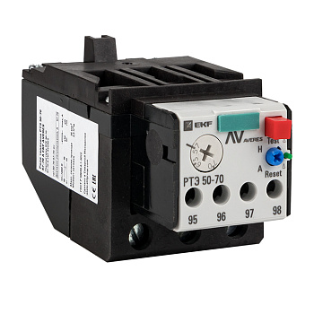 EKF  AVERES Реле тепловое РТЭ 50-70 25-40А