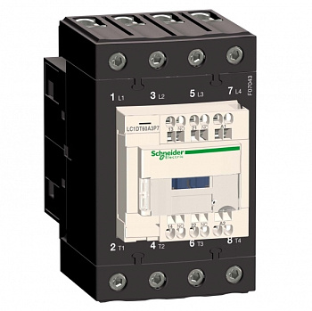 SE Contactors D Контактор 4Р Everlink AC1 415В 60A, катушка управления 230В AC 50/60Гц LC1DT60A3P7