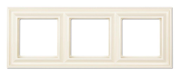 JUNG EcoProfi DECO Слоновая кость Рамка 3-ая EPD483
