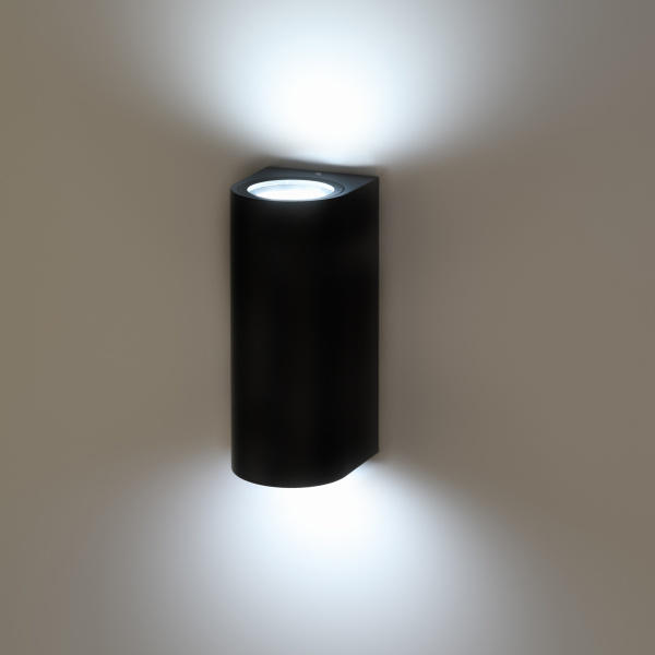 ЭРА Декоративная подсветка WL39 BK MR16/GU10 (2 шт.), черный, для интерьера, фасадов зданий