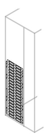 ABB Перегородка бок.вертик.H=1000мм D=700мм 1STQ008518A0000