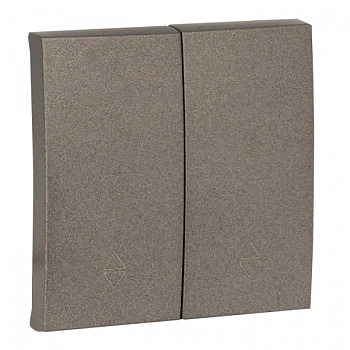 EKF PROxima Валенсия лицевая панель выключателя 2-кл. проходного 10А графит