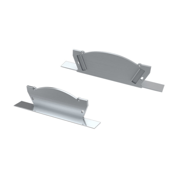 Arlight Заглушка для ALM-ARC-DOUBLE серая с отверстием (Металл) 026795